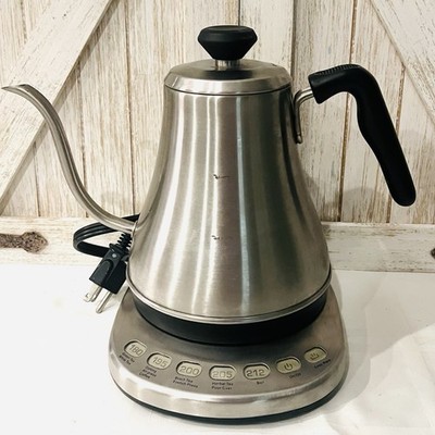 Willow & Everett Electric Gooseneck Kettle HB-3166C Stainless Steel Tested Works