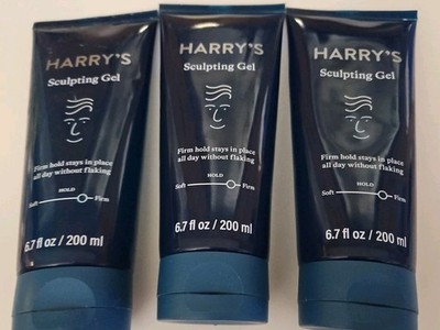 Harry's Sculpting Gel 6.7oz x3 Firm Hold Polished Finish Hair Styling