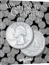 Washington Quarters (25 cents) #4: 1988-1998 - Official Whitman Coin Folder