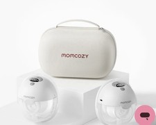 Momcozy S12 9-Levels Double Wearable Breast Pump - White