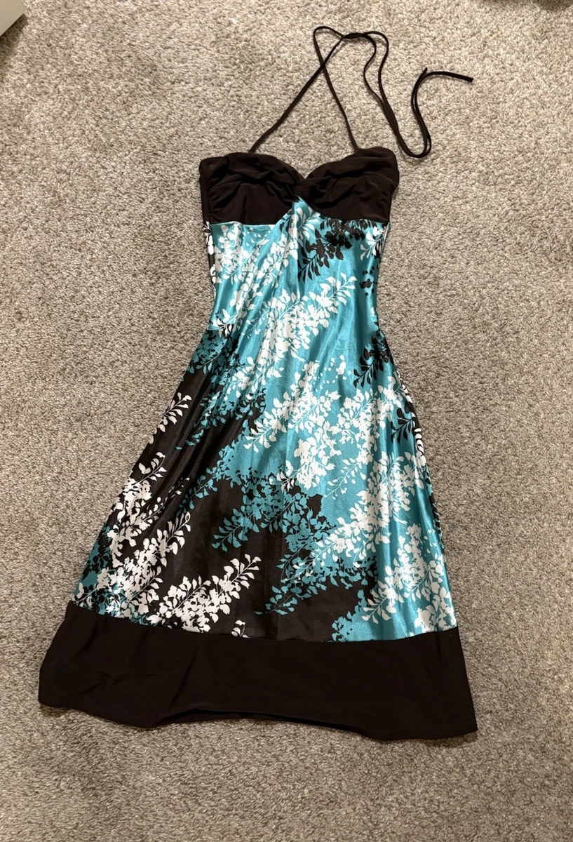 knee length dresses for ladies Mini Dress Hazel | Turquoise | M main image 1