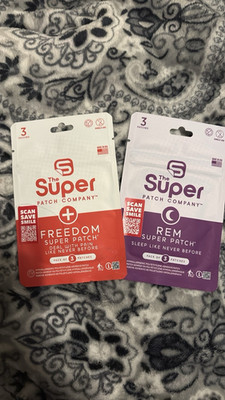 The Super Patch Company Freedom & REM Drug-Free Patches Sleep Support