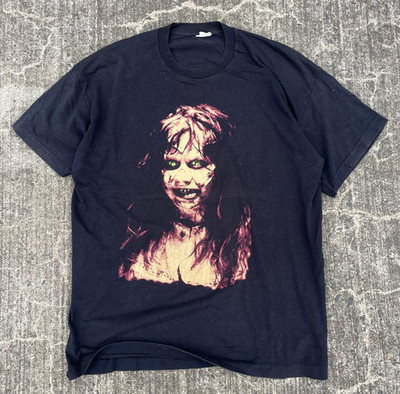 ultra rare vintage 90s THE EXORCIST YOUR MOTHER SHIRT XL horror movie hell