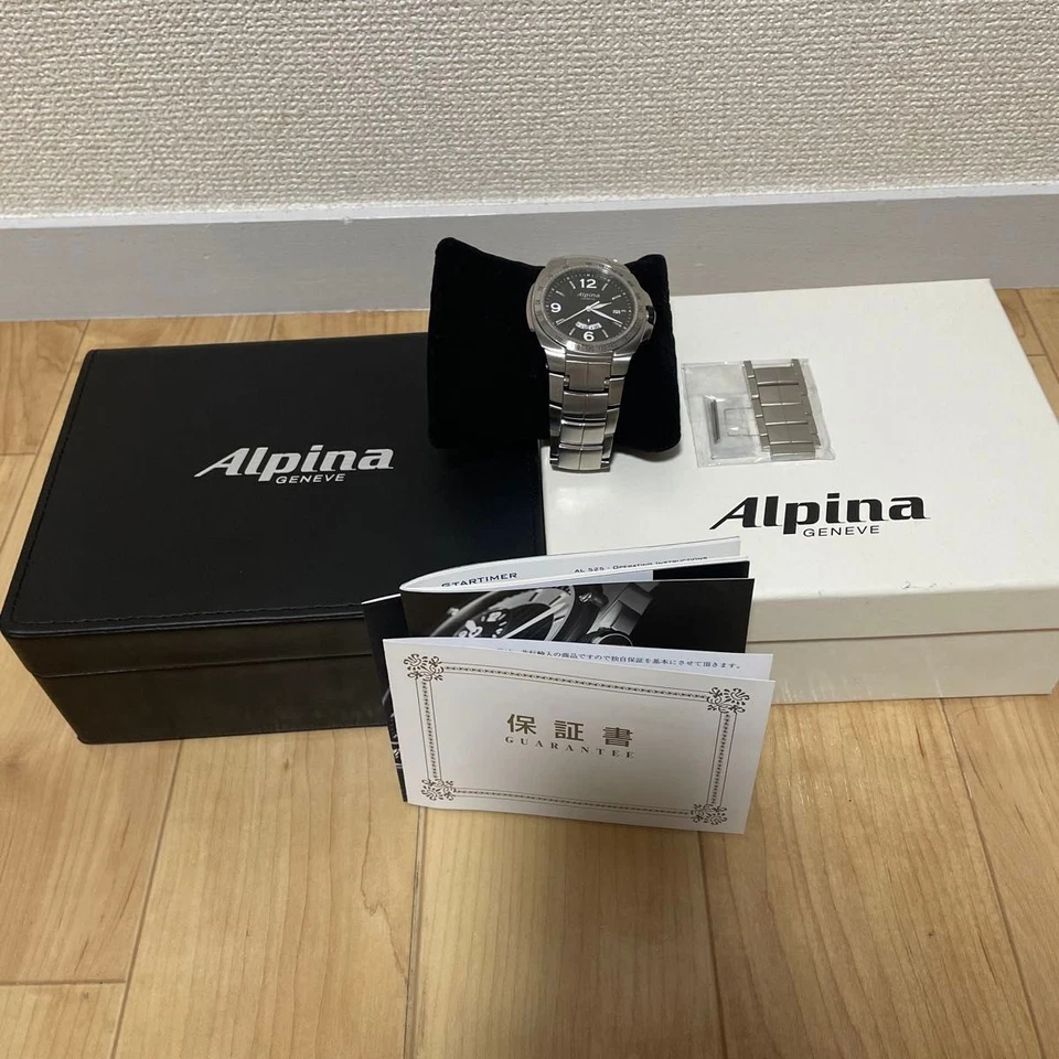 Alpina Avalanche GMT Chronograph Watch 43mm Stainless Steel Tachymeter - Image 3 of 4