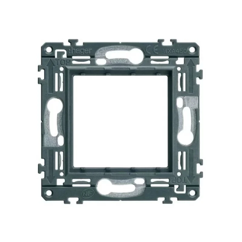 Hager WXA450 Support gallery 2 modules interrupteur