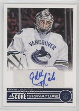2013-14 Score Signatures Eddie Lack #SS-EL Auto 0dk