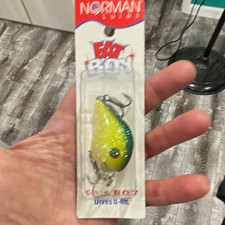 Norman Fat Boy FB-140 Crankbait Green Joe. Made in USA