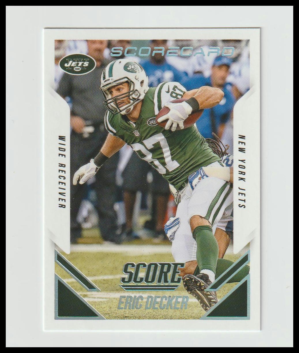 Eric Decker 2015 Score Scorecard #18 New York Jets
