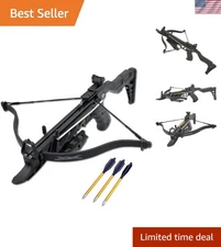 Cobra System Self-Cocking Pistol Crossbow 80 lbs 225 FPS for Tactical Hunting