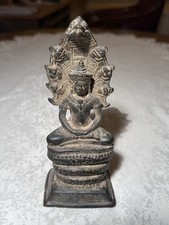 🗿 Alte buddhistische Bronze – Südostasien – Wachsausschmelzguss (16/7 cm)