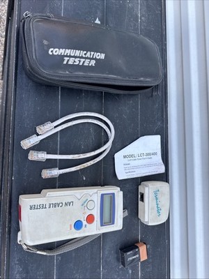 LCT-300/400/BK DIGITAL DISPLAY PORTABLE LANE CABLE TESTER - TAIWAN 
