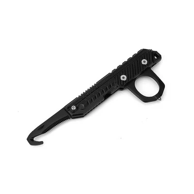 EDC Multitool Schlüsselanhänger Mini tragbar Wellenschliff Haken Allzweckausrüstung für Outdoor-Werkzeug - Bild 1 von 4