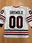 CHEVY CHASE Autograph Custom White Chicago Hockey Jersey Clark Griswold Beckett