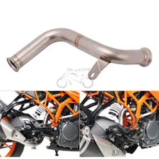 Modified Exhaust Mid Pipe Connect Stock Muffler for DUKE 390 RC390 125 2017-2020