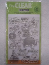 Hero Arts Clear Stamp Set - BABY BOY