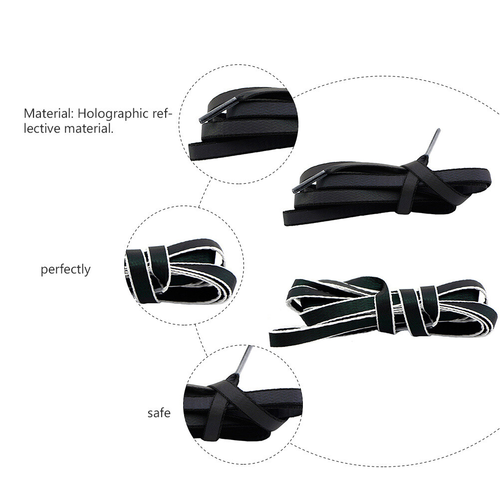 APL 2 Paia Lacci Riflettenti Lacci Scintillanti per Scarpe da Ginnastica