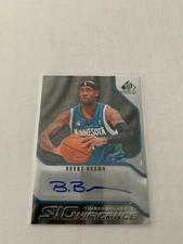 Bobby Brown 2009-10 SP Game Used Edition Auto Card #S-BB