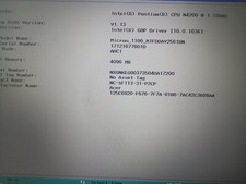 Acer Swift 1, SF-113-31, Mainboard, 4 GB Ram+ Zubehör Win 11 Home, 100% Funktion