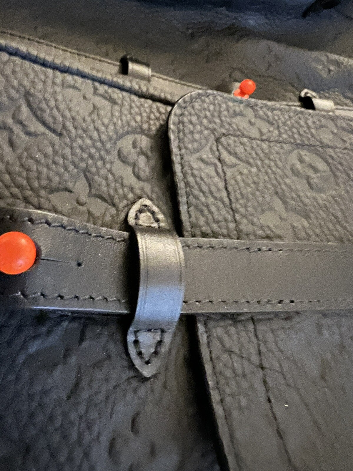 Louis Vuitton Virgil Abloh Christopher Backpack Black Monogram Leather