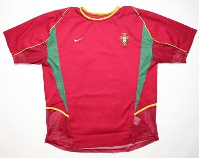 PORTUGAL 2002/2003/2004 HOME PLAYER ISSUE DOUBLE LAYER SHIRT