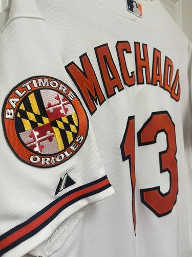 New w/o Tags Authentic #13 Manny Machado 44 Majestic On-Field White Home Jersey - Picture 4 of 10