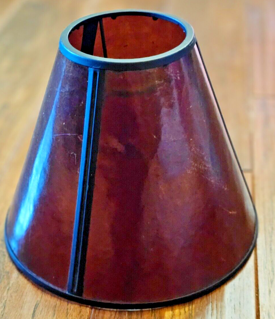 Mica Lamp Shade 9" Diameter 7" Tall Vintage Arts & Crafts Mission eBay
