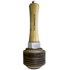 C.S. Osborne Rawhide Maul #393-3 (3 Lbs.) 3" Head Diameter Made In USA