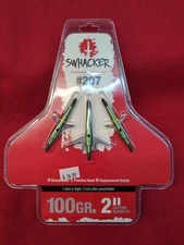 Swhacker Broadheads Expandable 100Gr 2" 3pk w/ Practice Head- 0207