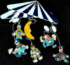 Baby Kinderz. Holzspielzeug Clown Kleinkinder Mubile Kinderzimmer Hänge Deko Top
