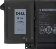 Genuine OEM 63Wh 7FMXV Battery For Dell Latitude 7320 7420 7520 5320 Series NEW!