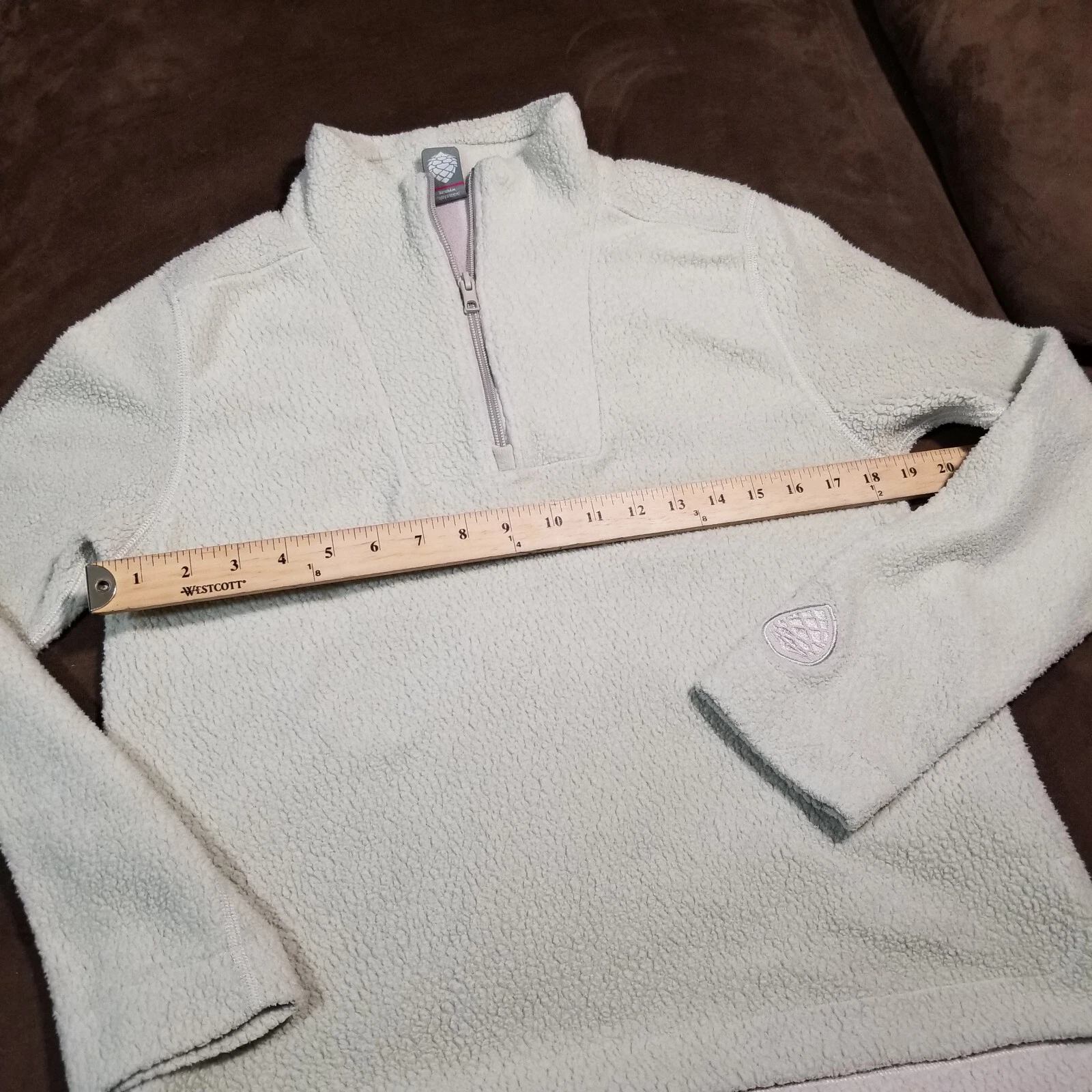 OFF WHITE STIO PILE 1 4 ZIP MAGLIONE FELPA UOMO SMALL OFF WHITE