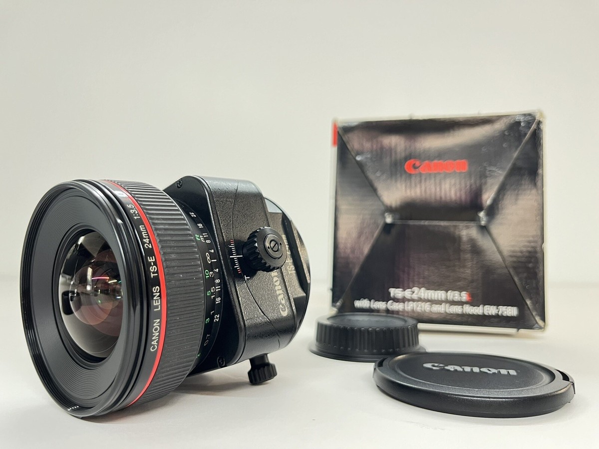 Canon TS-E 24mm f3.5 L Lens ~ Tilt Shift MF EF Mount {BARELY USED