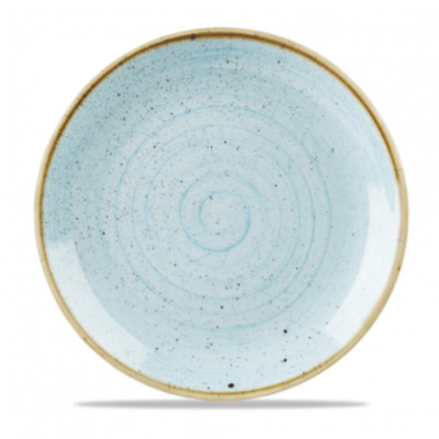 Churchill STONECAST Coupe Plate Duck Egg Blue Teller Porzellan 21,7 cm blau