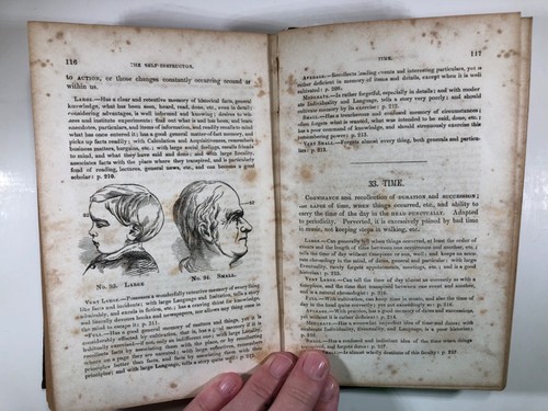 The Illustrated Self-Instructor in Phrenology & Physiology by Fowler, 1852 - Picture 10 of 10