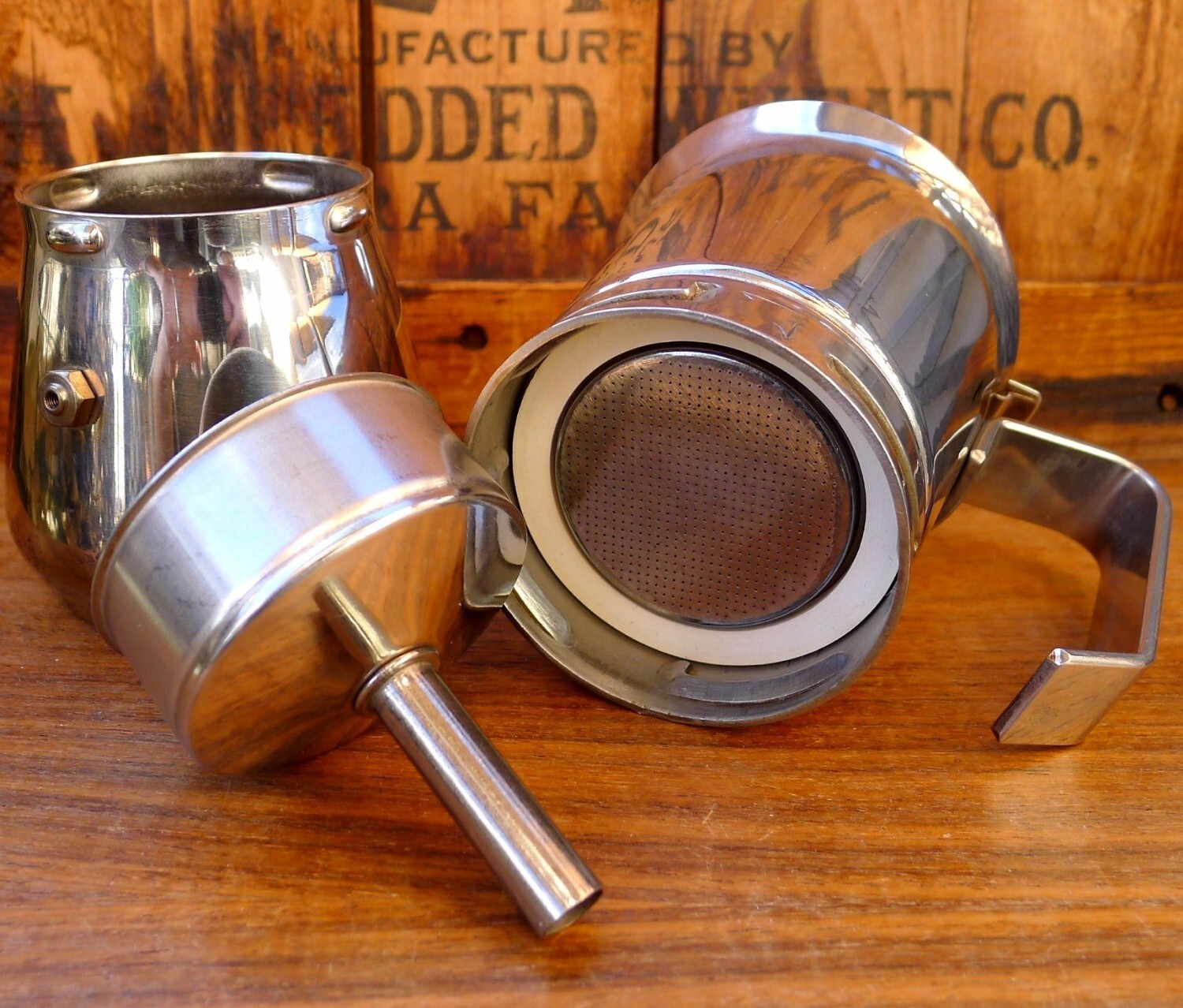 Ilsa Espresso Moka Maker Stainless Steel + New Gaskets 1 in Italy Vintage 1981 eBay