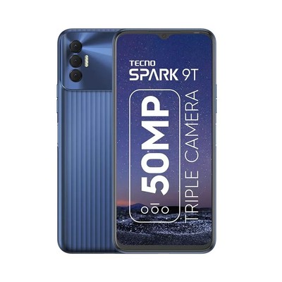 Tecno Spark 9T (RAM 4GB, 64GB) 6,6'' 50MP Kamera Dual SIM Googleplay Phone