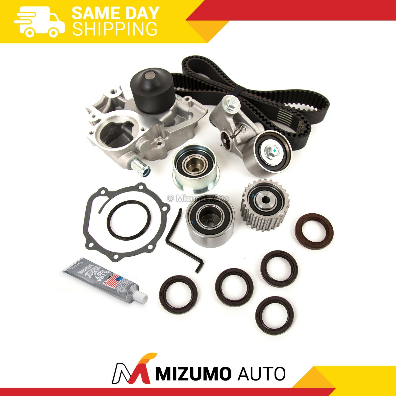 Timing Belt AISIN Water Pump Valve Cover Gasket Kit Fit 93-95 Toyota 3.0L 3VZE E - Foto 8