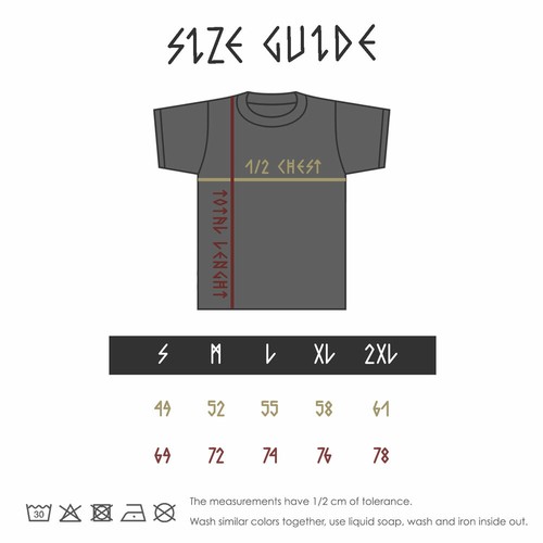 Maglietta Runa Tiwaz Nordic Warrior Rune Walhalla Odin Ragnarok Tyr Rune T-shirt - Picture 4 of 22