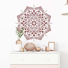 Genka Fiore Mandala Stencil - Pittura Aerografo Artigianale Parete Mylar Riutilizzabile