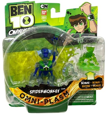 Ben 10 Omni-Plasm Spidermonkey Action Figure NEW 2013 Spider Monkey Arachnichimp