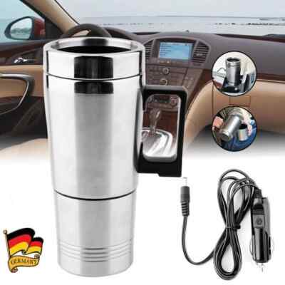 12V 380ml Auto Wasserkocher Teekocher Edelstahl Heizung Wasser Kocher Teekocher