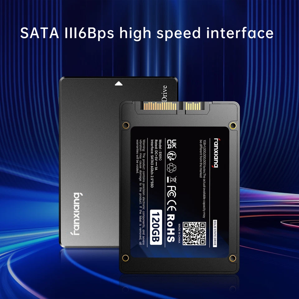 Fanxiang 4TB 2TB 1TB 512GB SSD SATA III 6Gb/s 2.5" Unità a Stato Solido Lot - Immagine 3 di 4