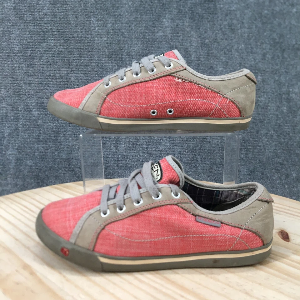 Keen Shoes Juveniles 4 Coronado Tenis Informales Rosa Con Cordones Comodidad 9674-HBNG Foto 2 de 4