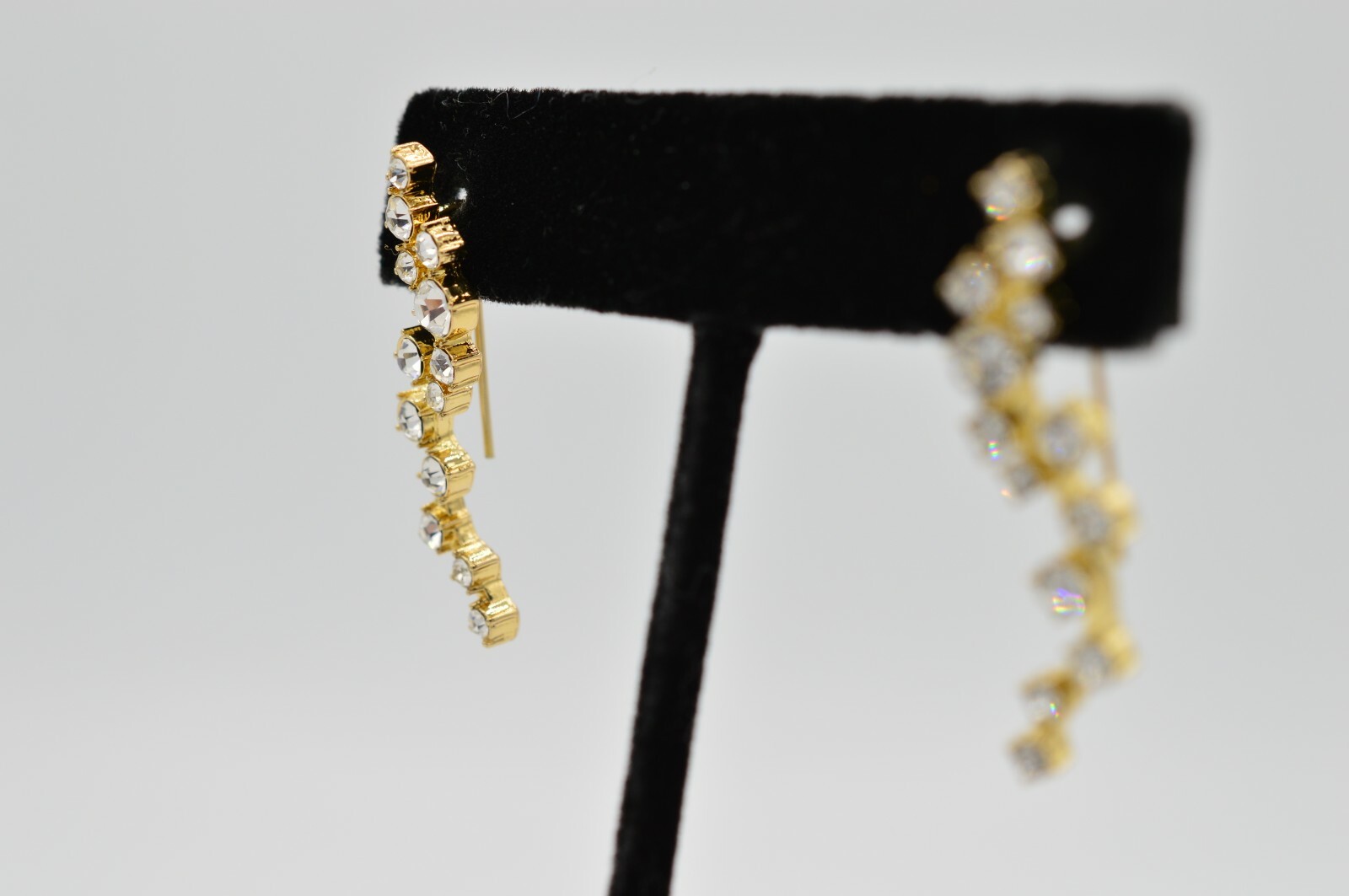Baublebar Statement Crawler Earrings Sparkling Rh… - image 4