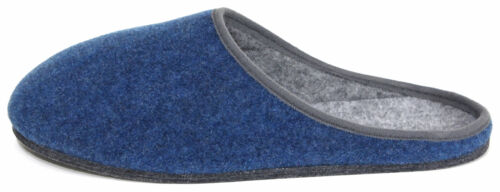 Filzpantoffeln Herren Damen Hausschuhe Filzpantoletten Blau Pantoletten 37-48 - Bild 6 von 104