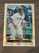 2012 Bowman Chrome Prospects X-Fractors Willy Garcia #BCP168 Pittsburgh Pirates 