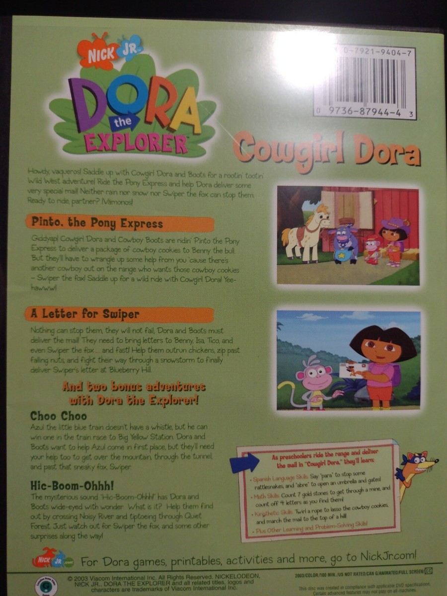 Dora the Explorer - Cowgirl Dora (DVD, 2007) 97368794443| eBay