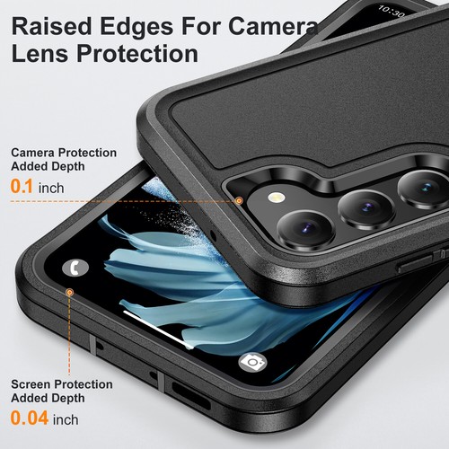 Funda híbrida resistente grado militar a prueba de golpes ajuste delgado para Samsung Galaxy S23 S22 - Imagen 5 de 45