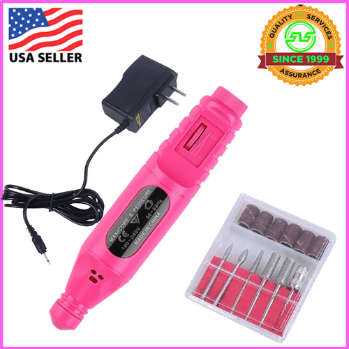 Electric DRILL NAIL File Acrylic Art Bits Manicure Pedicure Portable Machine Kit - 第 1/12 張圖片