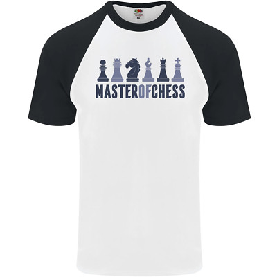 Baseball-T-Shirt Master of Chess für Herren S/S
